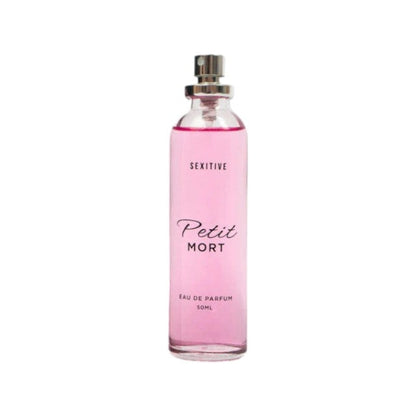 Parfum cu feromoni SEXITIVE Petit Mort, pentru femei, note de bergamotă, scorțișoară și flori de cireș, 50 ml