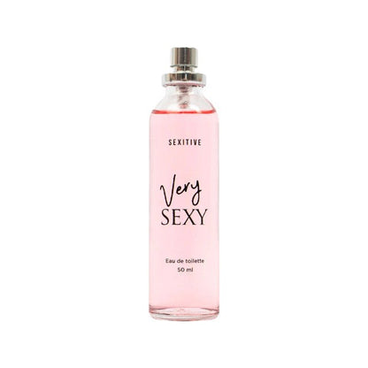 Parfum cu feromoni SEXITIVE Very Sexy, pentru femei, note de migdale, lămâie și cacao, 50 ml
