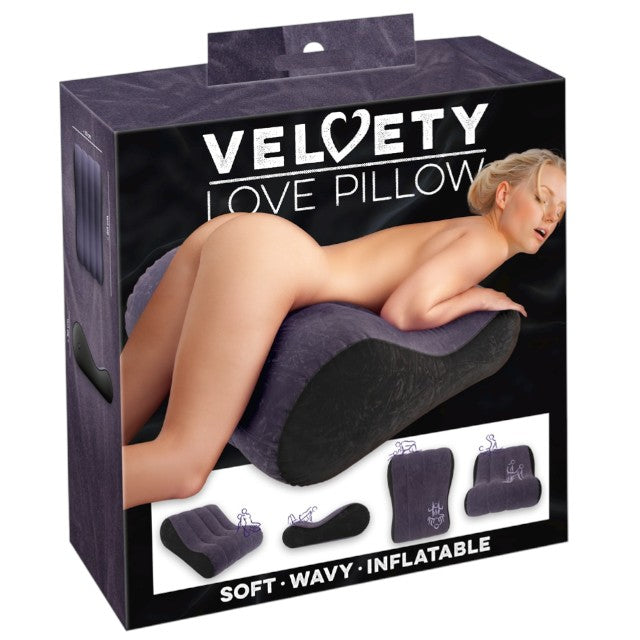 Pernă de sex gonflabilă YOU2TOYS Velvety Love Pillow, pentru jocuri erotice, formă ergonomică, suprafață catifelată