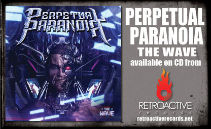 PERPETUAL PARANOIA - THE WAVE (*NEW-CD, 2023, Retroactive) Dale & Troy Thompson (Bride)/Oz Fox (Stryper)