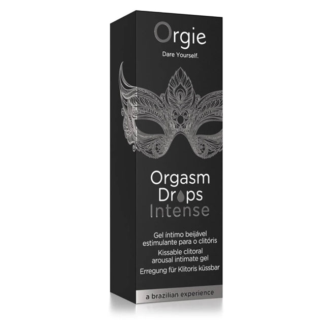 Picaturi gel intim ORGIE Orgasm Drops Intense, stimulare clitoris si excitare, 30 ml