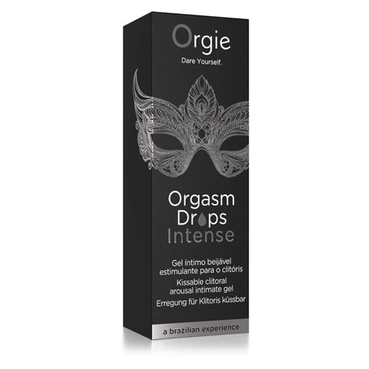 Picaturi gel intim ORGIE Orgasm Drops Intense, stimulare clitoris si excitare, 30 ml
