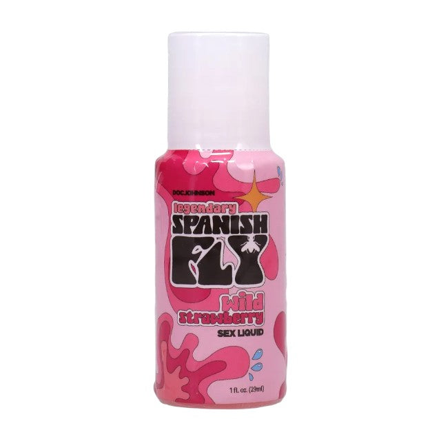 Picături SPANISH FLY - Wild Strawberry, pentru libido crescut la bărbați și femei, aromă de căpșuni, 29 ml