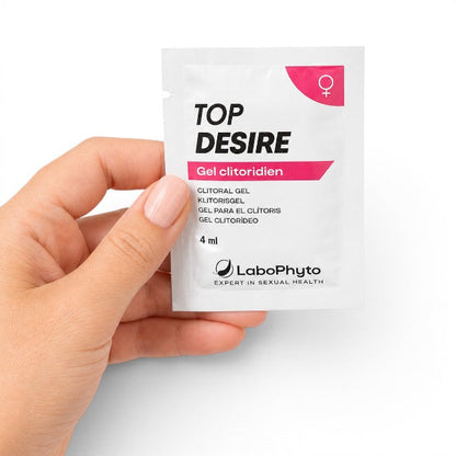 Plicuri gel LABOPHYTO Top Desire, pentru stimulare și orgasm intens, acțiune rapidă, 6 x 4 ml