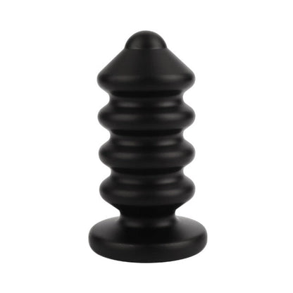 Plug anal MR. STEEL Ass Blaster Small, în formă de șurub, diametru 3.8 cm, lungime 9 cm (mic), negru