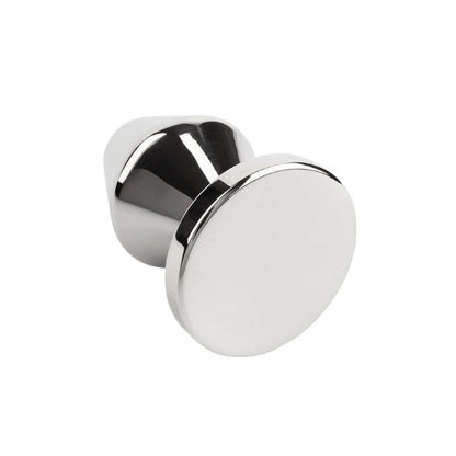 Plug anal MR. STEEL Classic Butt Plug Small, din oțel inoxidabil, diametru 3.8 cm, lungime 6.4 cm (mic), argintiu