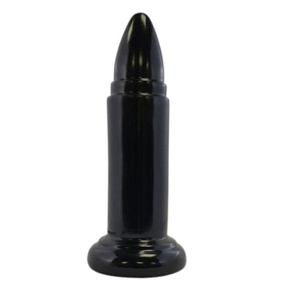 Plug anal PROWLER RED 9" Rocket Black, din TPE moale, în formă de glonț, lungime 23 cm, diametru 5.6 cm, negru