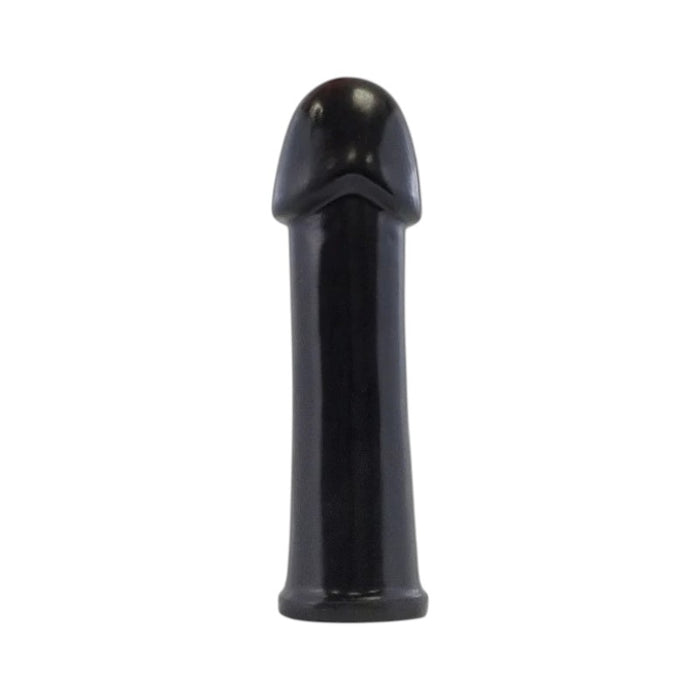 Plug anal PROWLER RED The Helmet Black, din TPE moale, lungime inserabilă 22.8 cm, diametru 7.2 cm, negru