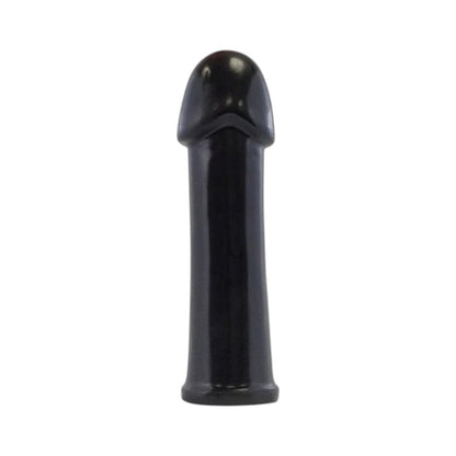 Plug anal PROWLER RED The Helmet Black, din TPE moale, lungime inserabilă 22.8 cm, diametru 7.2 cm, negru