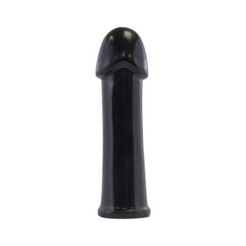 Plug anal PROWLER RED The Helmet Black, din TPE moale, lungime inserabilă 22.8 cm, diametru 7.2 cm, negru