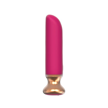 Plug anal vibrator CNT GUARD OFF Sweet Bomb Bevel, control prin aplicație, 9 funcții de vibrație, 12 cm, roz cu auriu