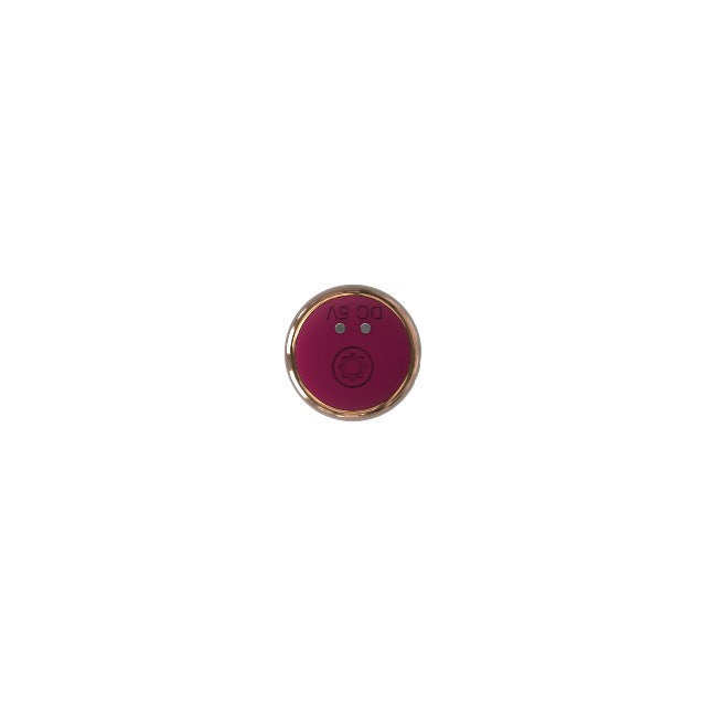 Plug anal vibrator CNT GUARD OFF Sweet Bomb Waving, control prin aplicație, 9 funcții de vibrație, 13 cm, roz cu auriu