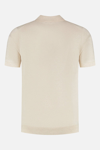 Polo rits off-white