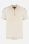 Polo rits off-white