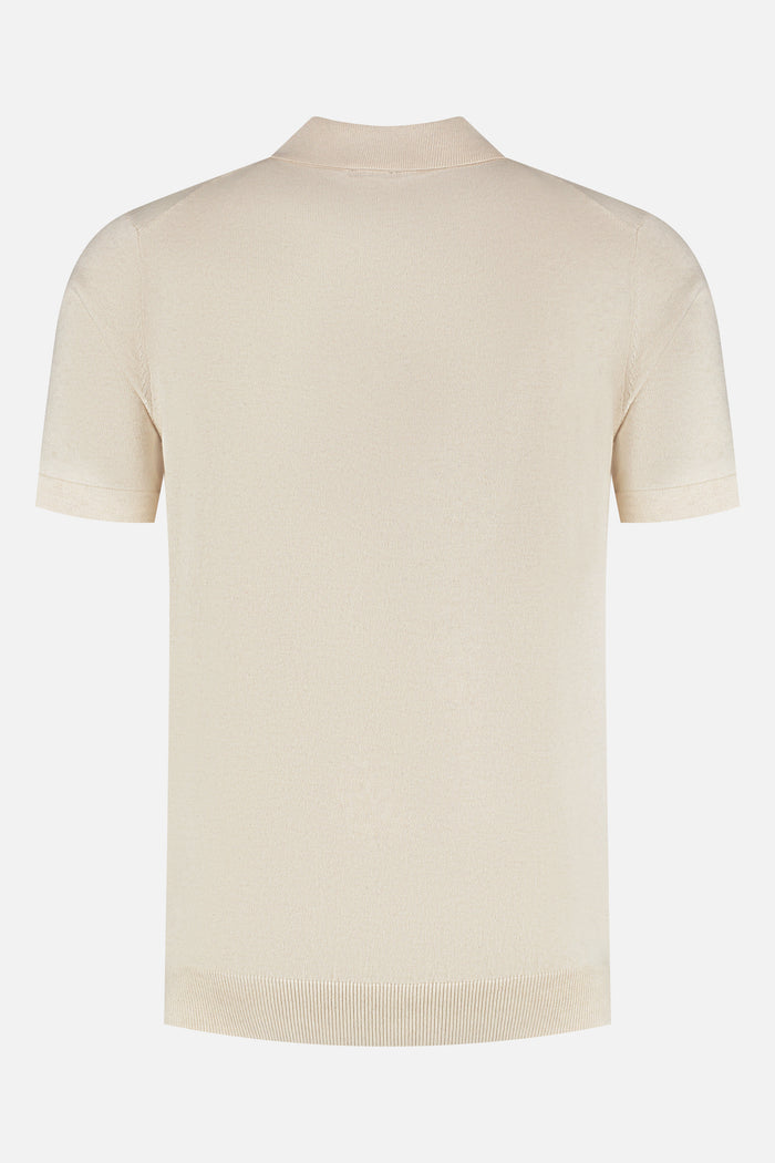 Polo rits off-white