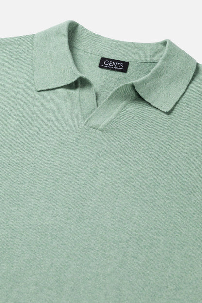 Polo riva katoen groen