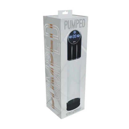 Pompă electrică PUMPED Automatic Waterproof, pentru mărirea penisului și erecții puternice, 6 viteze, transparent