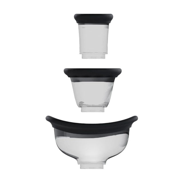 Pompă electrică PUMPED Dazzling Vulva & Breast Pump, pentru stimularea zonelor erogene feminine, culoare negru