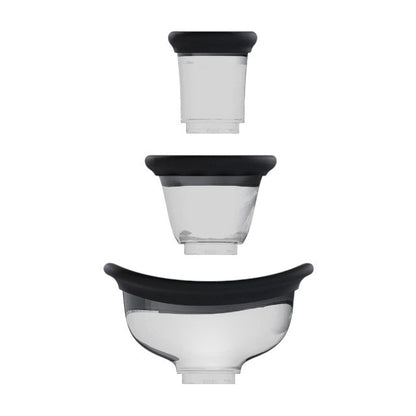 Pompă electrică PUMPED Dazzling Vulva & Breast Pump, pentru stimularea zonelor erogene feminine, culoare negru
