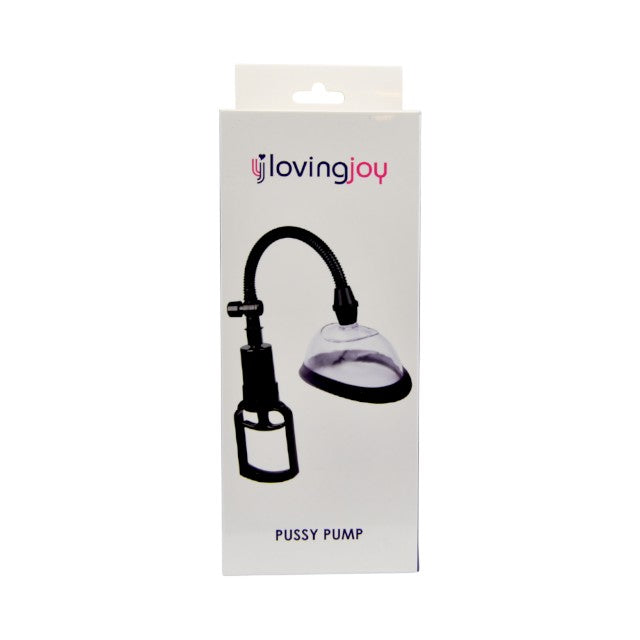 Pompă vaginală LOVING JOY Pussy Pump, pentru stimularea zonei intime feminine, transparentă