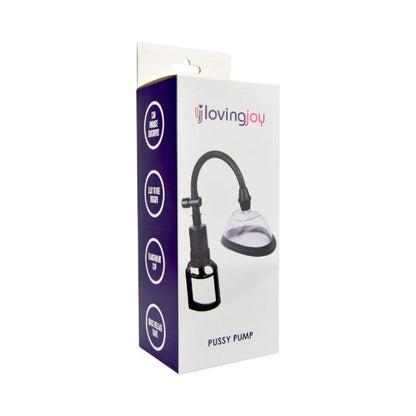 Pompă vaginală LOVING JOY Pussy Pump, pentru stimularea zonei intime feminine, transparentă