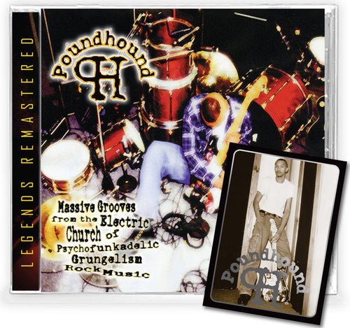 POUNDHOUND - MASSIVE GROOVES +1 (NEW-CD, 2021, Brutal Planet) King's X Vocalist / Remastered with bonus track