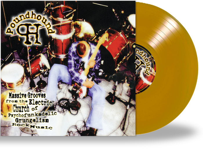 POUNDHOUND - MASSIVE GROOVES (*NEW-BLACK & RANDOM COLOR VINYL, 2021, Brutal Planet Records) King's X Vocalist!