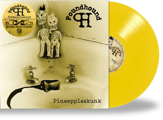 POUNDHOUND - PINEAPPLESKUNK (PINEAPPLE YELLOW VINYL, 2022) King's X vocalist *Bumped & Bruised Jacket
