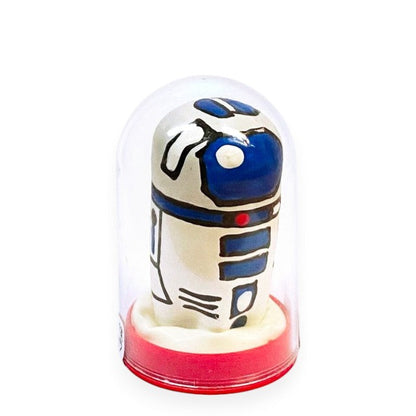 Prezervativ decorativ artistic CONDOMERIE Robot, pictat manual, stil boem, din latex