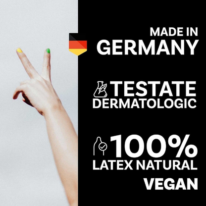 Prezervative BILLY BOY Extra Lube, din latex natural, extra-lubrifiate și rezistente, 52 mm, culoare transparent, 6 buc
