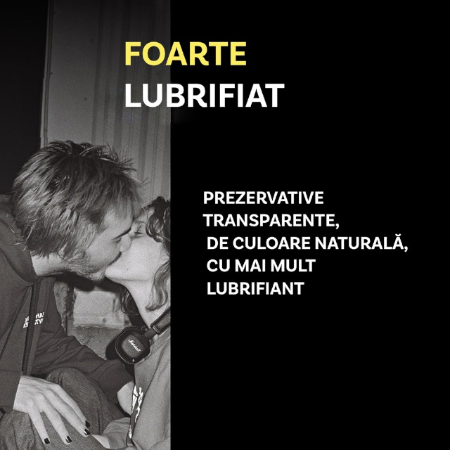Prezervative BILLY BOY Extra Lube, din latex natural, extra-lubrifiate și rezistente, 52 mm, culoare transparent, 6 buc