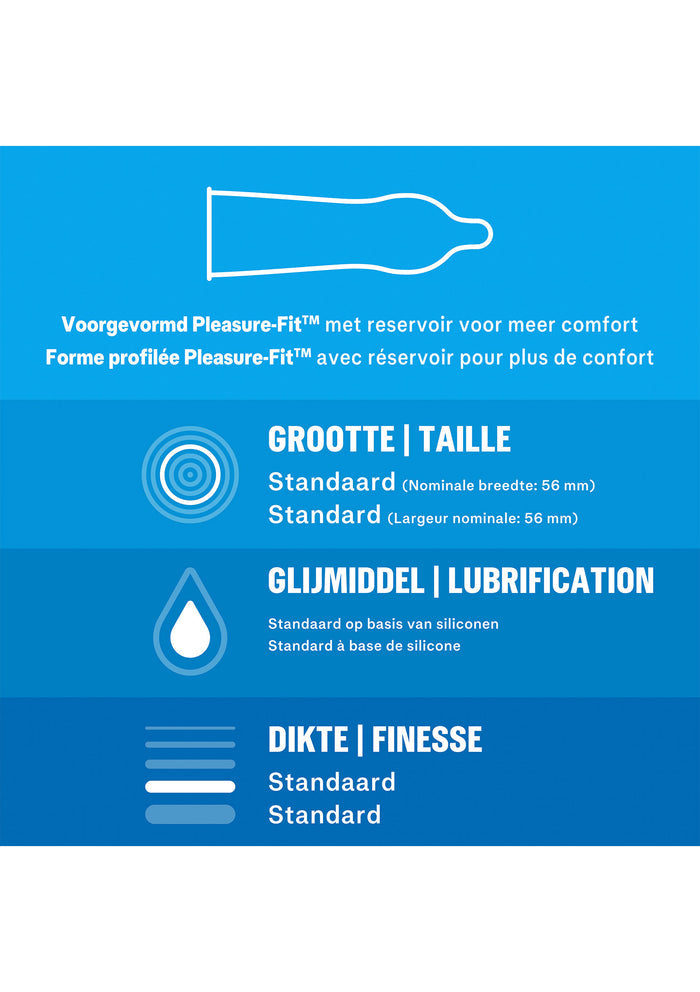 Prezervative clasice Durex Originals Classic Natural, lubrifiate si rezistente, 56 mm,1 cutie x 20 buc