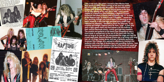 RAPTURE - VACATION FROM HELL: The Demos 1985-1997 (2-CD Set, 2019, Retroactive) Elite THRASH!