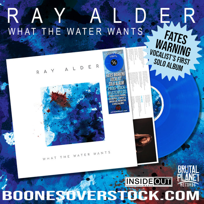 Ray Alder - What the Waters Wants (Blue Vinyl, 2026, Brutal Planet) Fates Warning Vocalist!