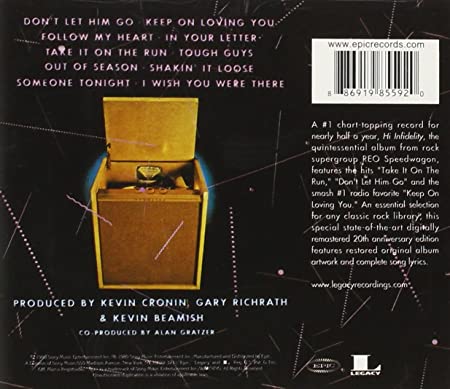 REO SPEEDWAGON - HI INFIDELITY (*New CD, 1980, Sony Music Entertainment)