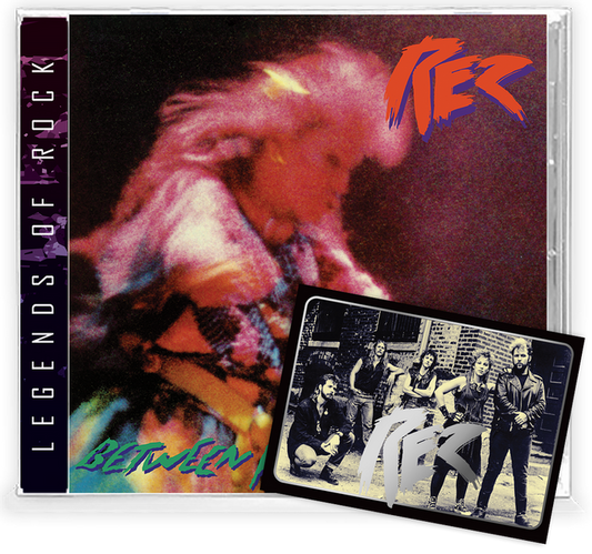 REZ BAND - BETWEEN HEAVEN AND HELL (CD) 2022 Legends of Rock, Remastered, w/ Collectors Trading Card