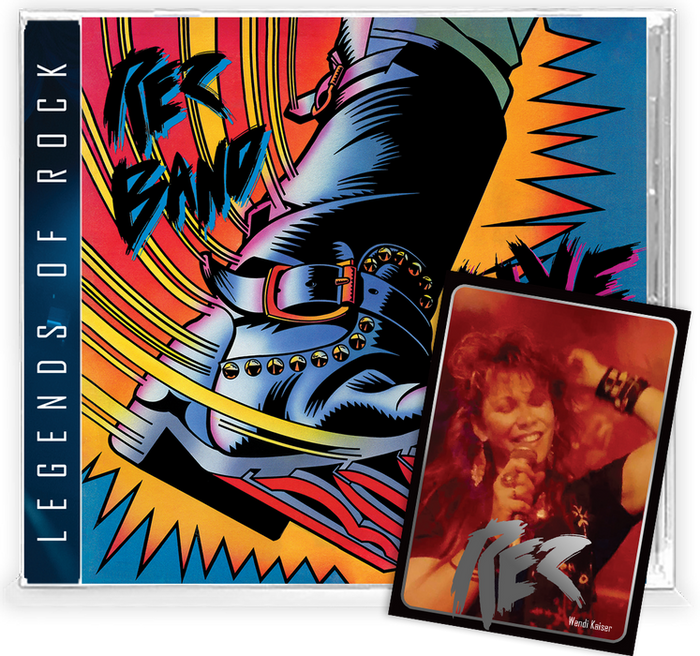 REZ BAND LIVE: BOOTLEG (CD) 2022 Legends of Rock, Remastered, w/ Collectors Trading Card