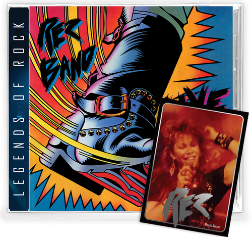 REZ BAND LIVE: BOOTLEG (CD) 2022 Legends of Rock, Remastered, w/ Collectors Trading Card