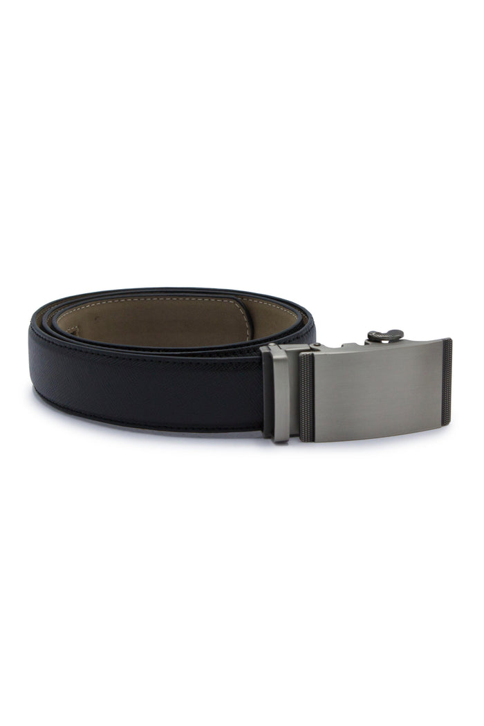 Riem clickgesp structuur zwart