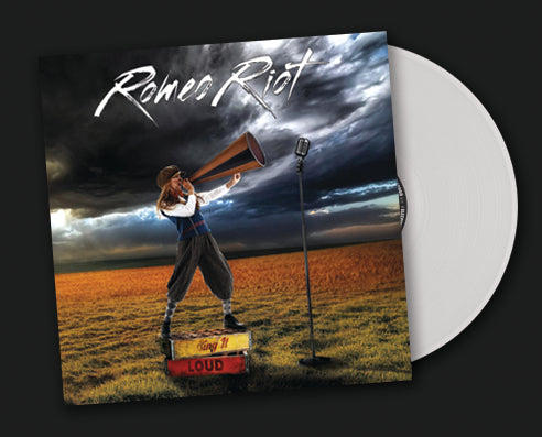 ROMEO RIOT - SING IT LOUD!  (*NEW-2018, WHITE VINYL, Brutal Planet Records) ala Classic Bon Jovi!
