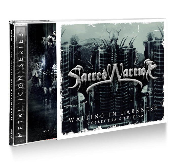 SACRED WARRIOR - WAITING IN DARKNESS (Deluxe Edition CD, 2024, Retroactive) Epic Prog Power!