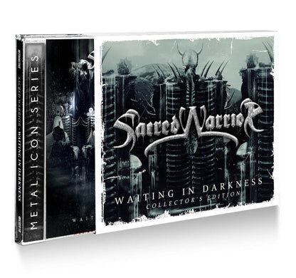 SACRED WARRIOR - WAITING IN DARKNESS (Deluxe Edition CD, 2024, Retroactive) Epic Prog Power!