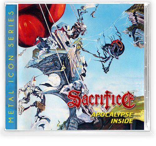 SACRIFICE - APOCALYPSE INSIDE + Ltd Card (*CD, 2023, Brutal Planet) Classic Thrash Remaster!