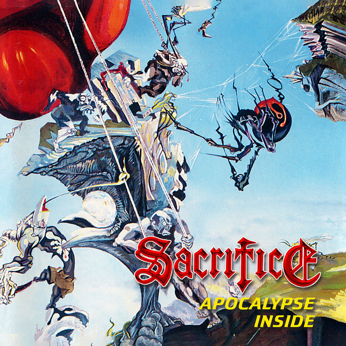 SACRIFICE - APOCALYPSE INSIDE + Ltd Card (*CD, 2023, Brutal Planet) Classic Thrash Remaster!