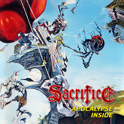 SACRIFICE - APOCALYPSE INSIDE + Ltd Card (*CD, 2023, Brutal Planet) Classic Thrash Remaster!