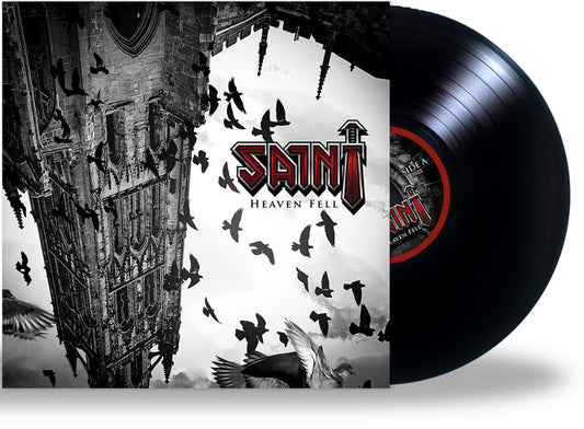 SAINT - HEAVEN FELL (*NEW-BLACK VINYL, 2022, Retroactive Records) Epic Melodic Heavy Metal!