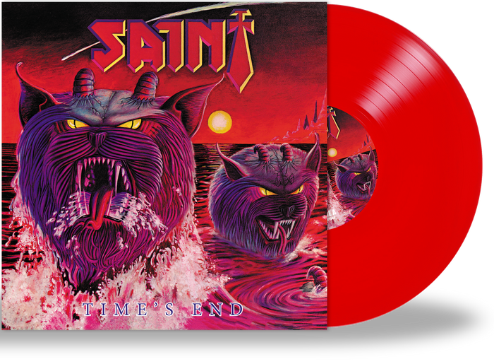 SAINT - TIMES END (NEW-VINYL Black or Red 180 Gram 2020, Retroactive) 200 Red / 100 Black
