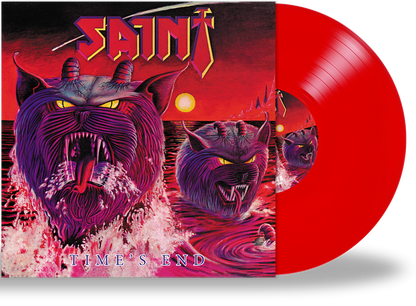SAINT - TIMES END (NEW-VINYL Black or Red 180 Gram 2020, Retroactive) 200 Red / 100 Black