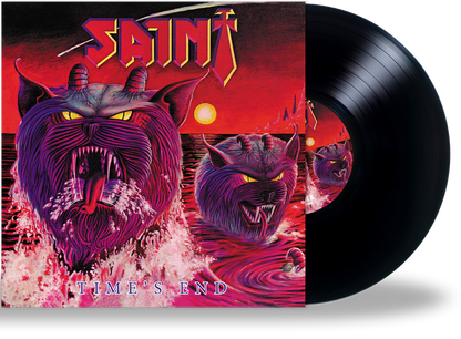 SAINT - TIMES END (NEW-VINYL Black or Red 180 Gram 2020, Retroactive) 200 Red / 100 Black