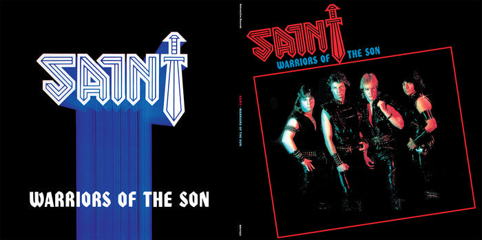 SAINT - WARRIORS OF THE SON + 3 Bonus (*NEW-RANDOM COLOR VINYL, 2022, Retroactive) 9 total tracks